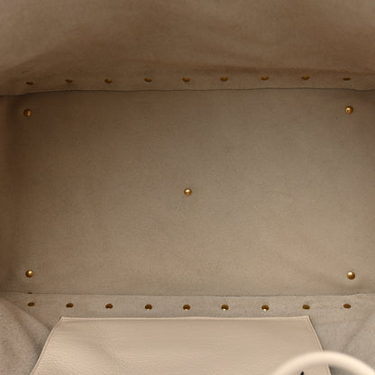 Valentino Garavani Grained Calfskin Roman Stud Tote Light Ivory 5 of 10