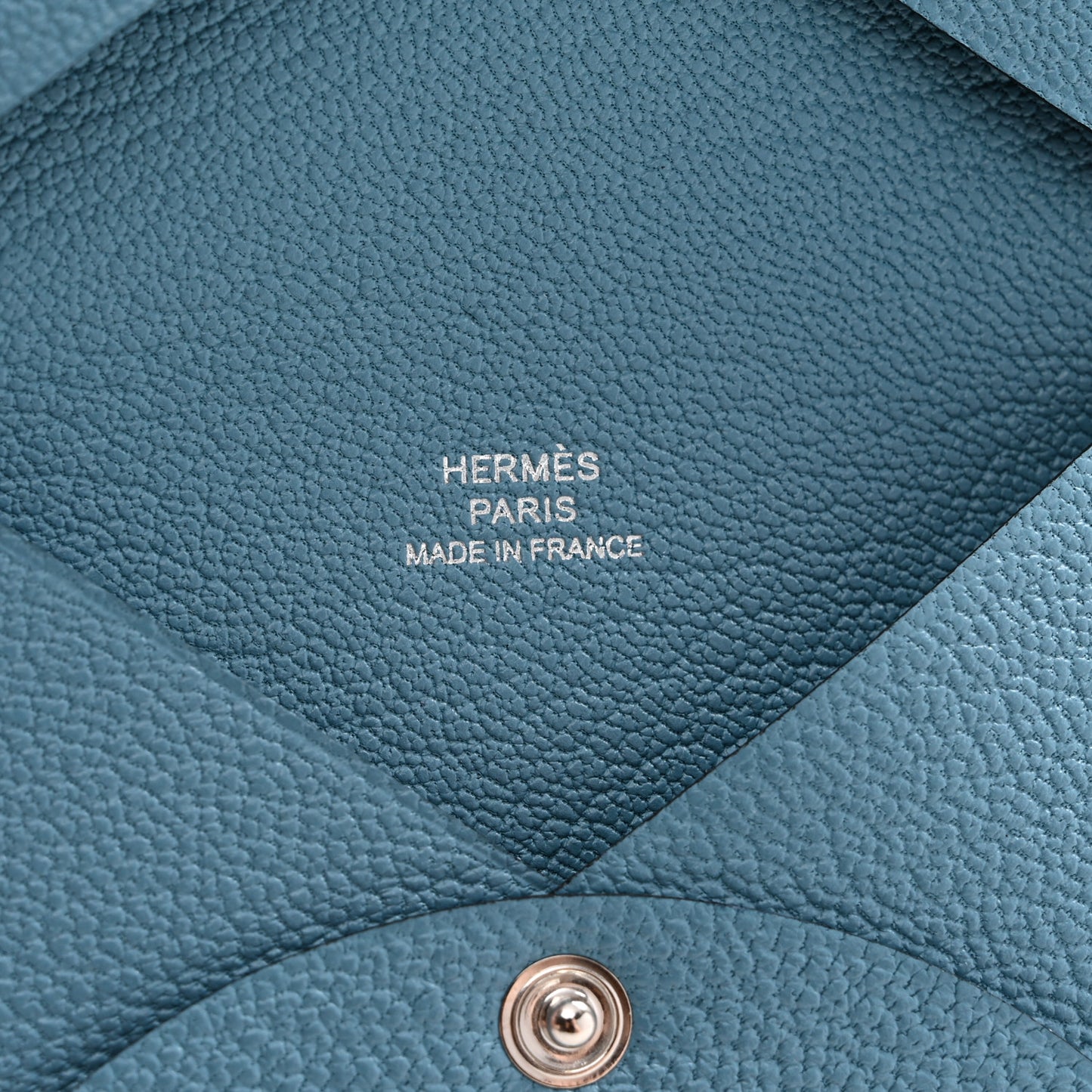 Chevre Mysore Calvi Card Case New Bleu Jean