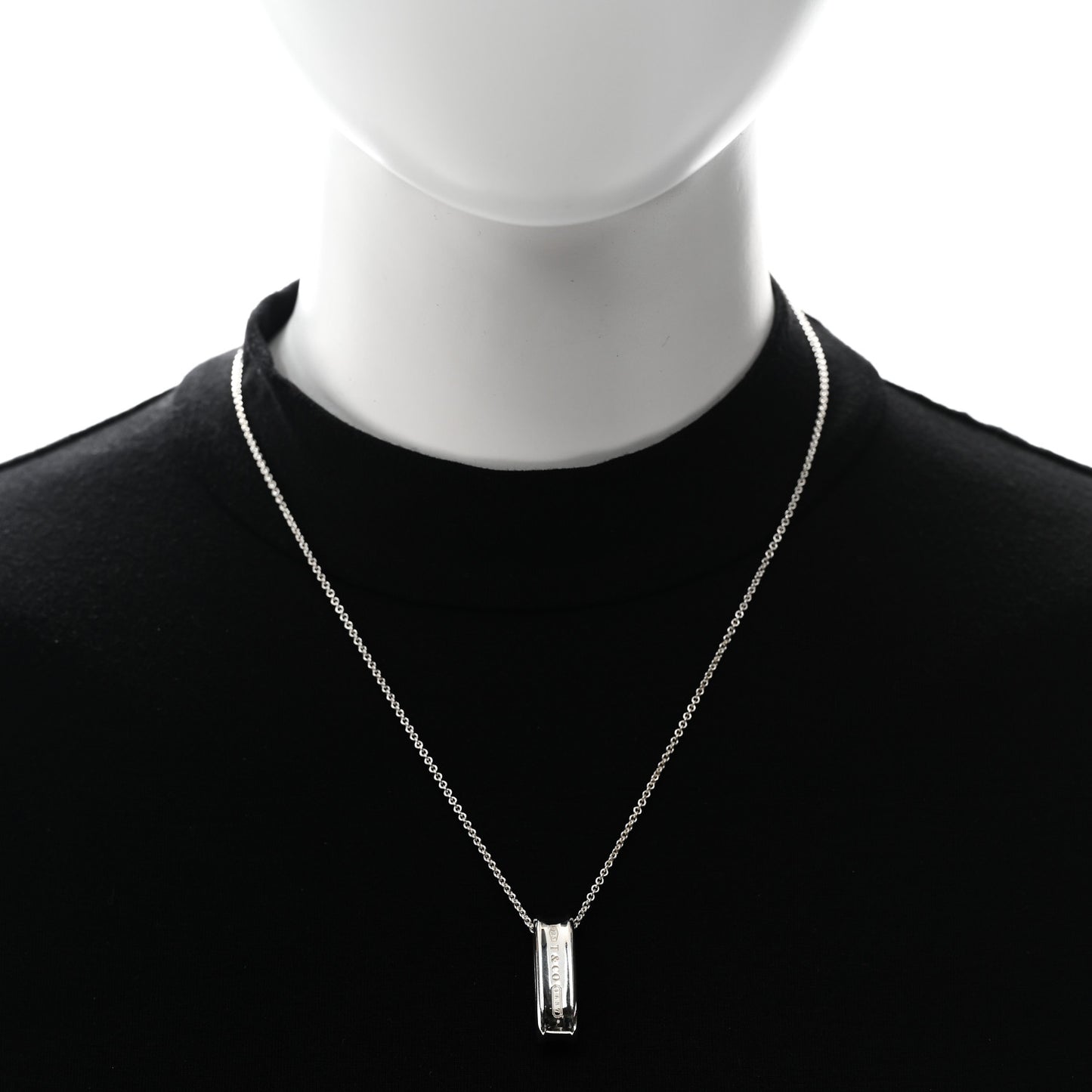 Sterling Silver 1837 Loop Cushion Pendant Necklace