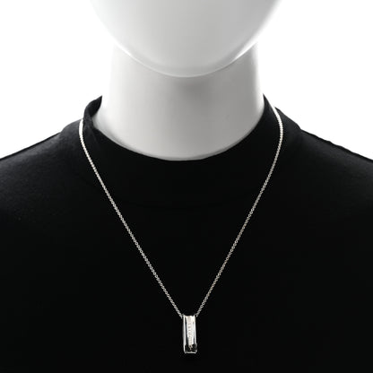 Tiffany Sterling Silver 1837 Loop Cushion Pendant Necklace 2 of 5