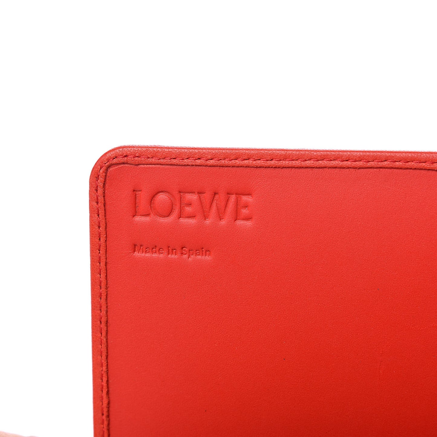 Lambskin Continental Clutch Primary Red