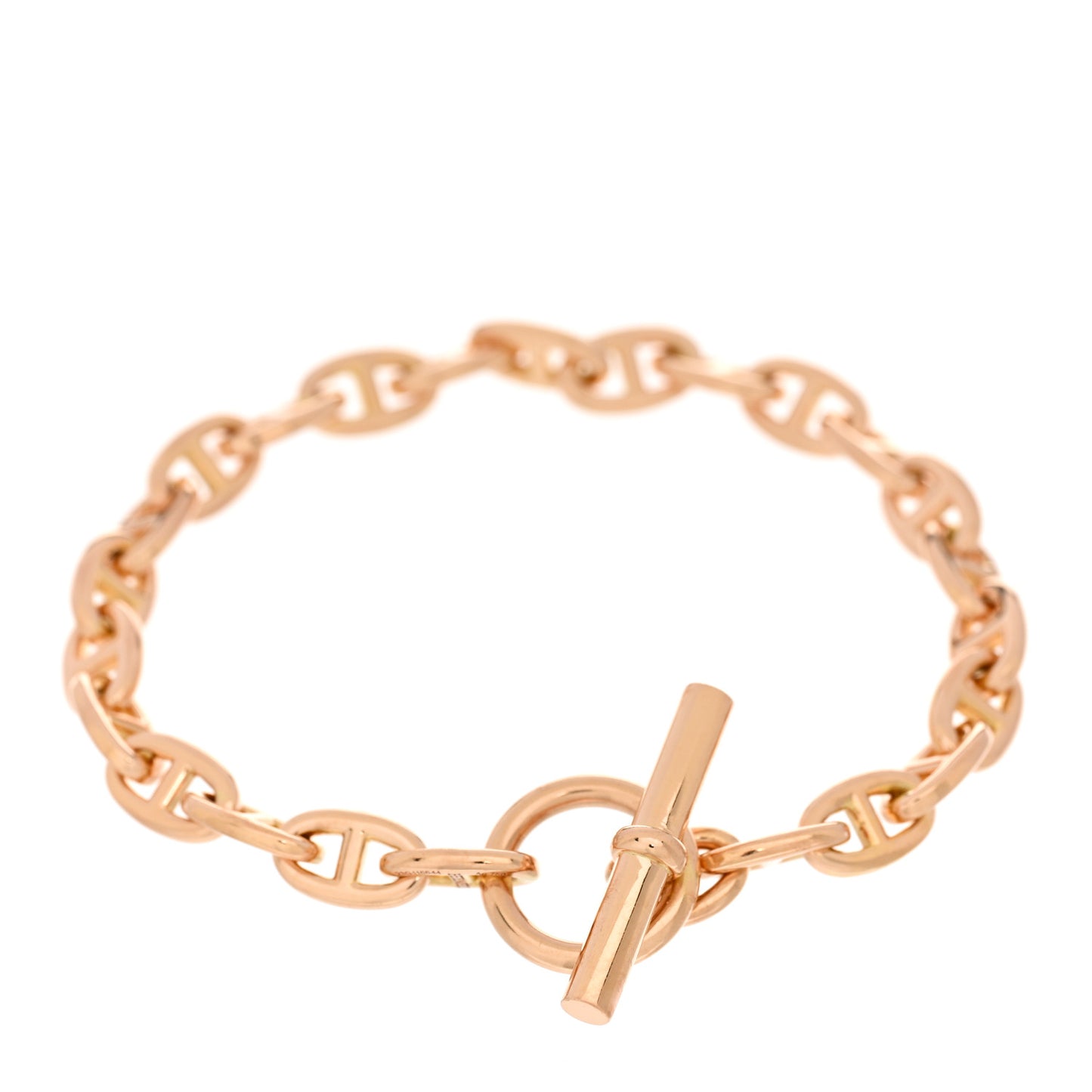 18K Rose Gold TPM Chaine d'Ancre Bracelet