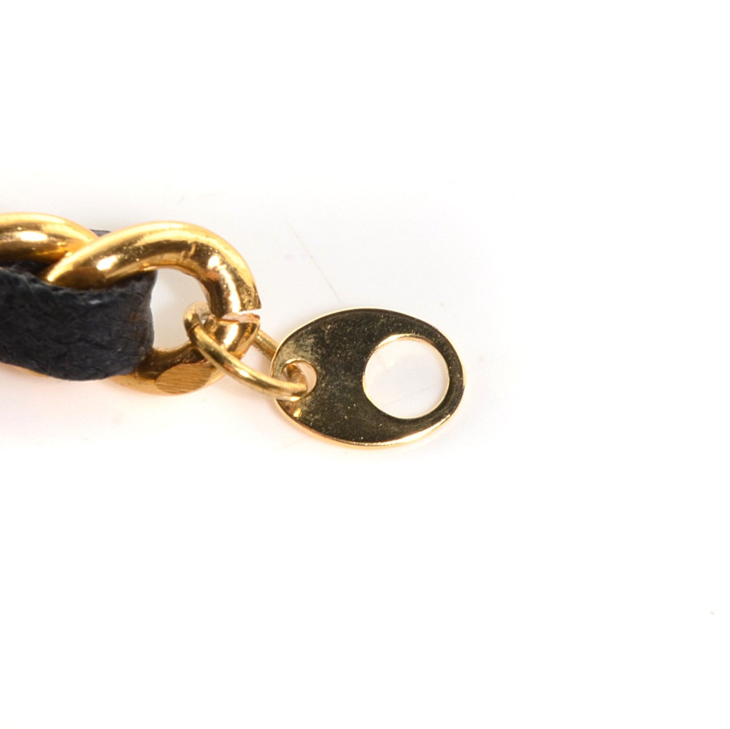Chanel N°5 Perfume Chain Link Necklace Gold 6 of 8