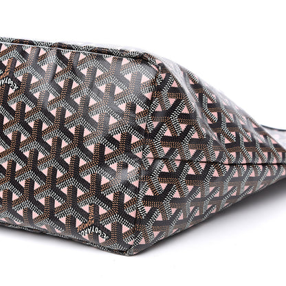 Goyard Goyardine Saint Louis Claire Voie PM Black Pink 7 of 7