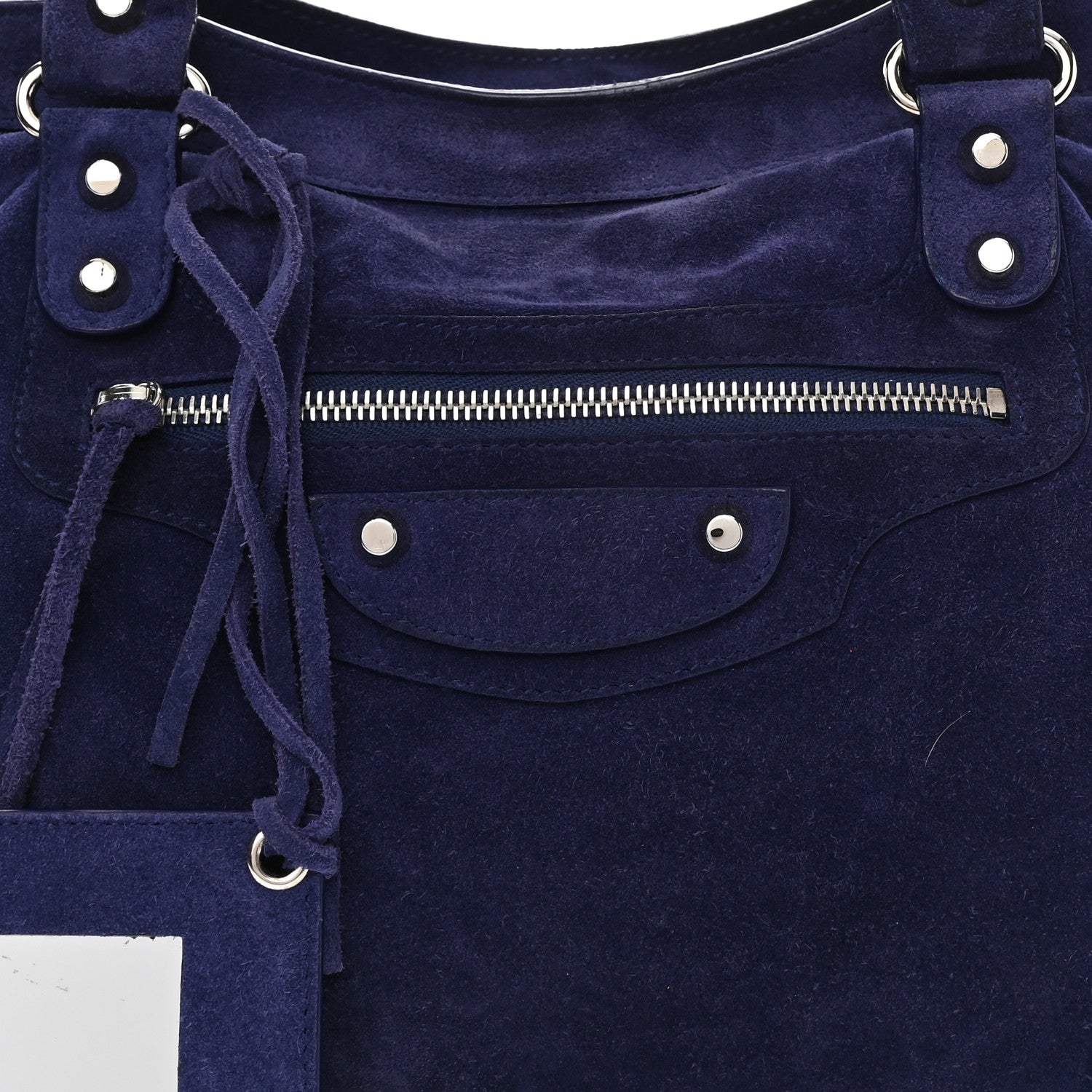 Balenciaga Baby Daim Suede Classic Hardware City Bleu Nuit 7 of 12