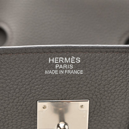 Hermes Togo Birkin 35 Etain 6 of 10