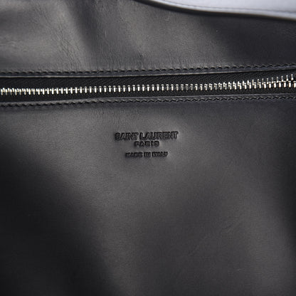 Saint Laurent Raffia Medium Panier Bag Black 6 of 14