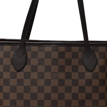 Louis Vuitton Damier Ebene Neo Neverfull MM Rose Ballerine 8 of 10