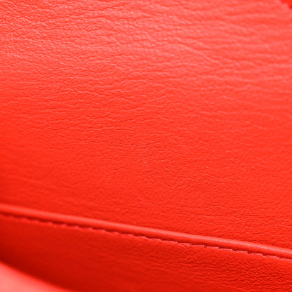 Chanel Lambskin Perforated Medium Double Flap Red 16 of 28