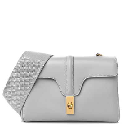 Celine Smooth Calfskin Teen Soft 16 Shoulder Bag Light Grey 1 of 8