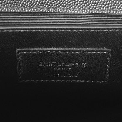 Saint Laurent Grain De Poudre Small Monogram Kate Satchel Black 7 of 7