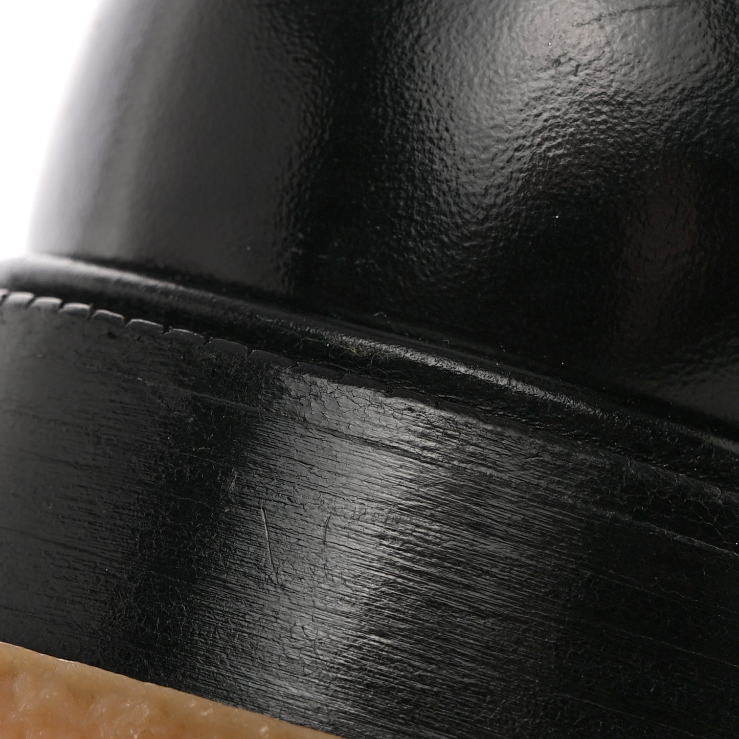 Glossed Calfskin Womens Dublin Loafers 36 Black