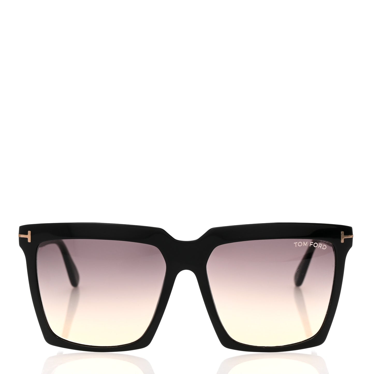 Acetate Sabrina Square Sunglasses TF764 Black