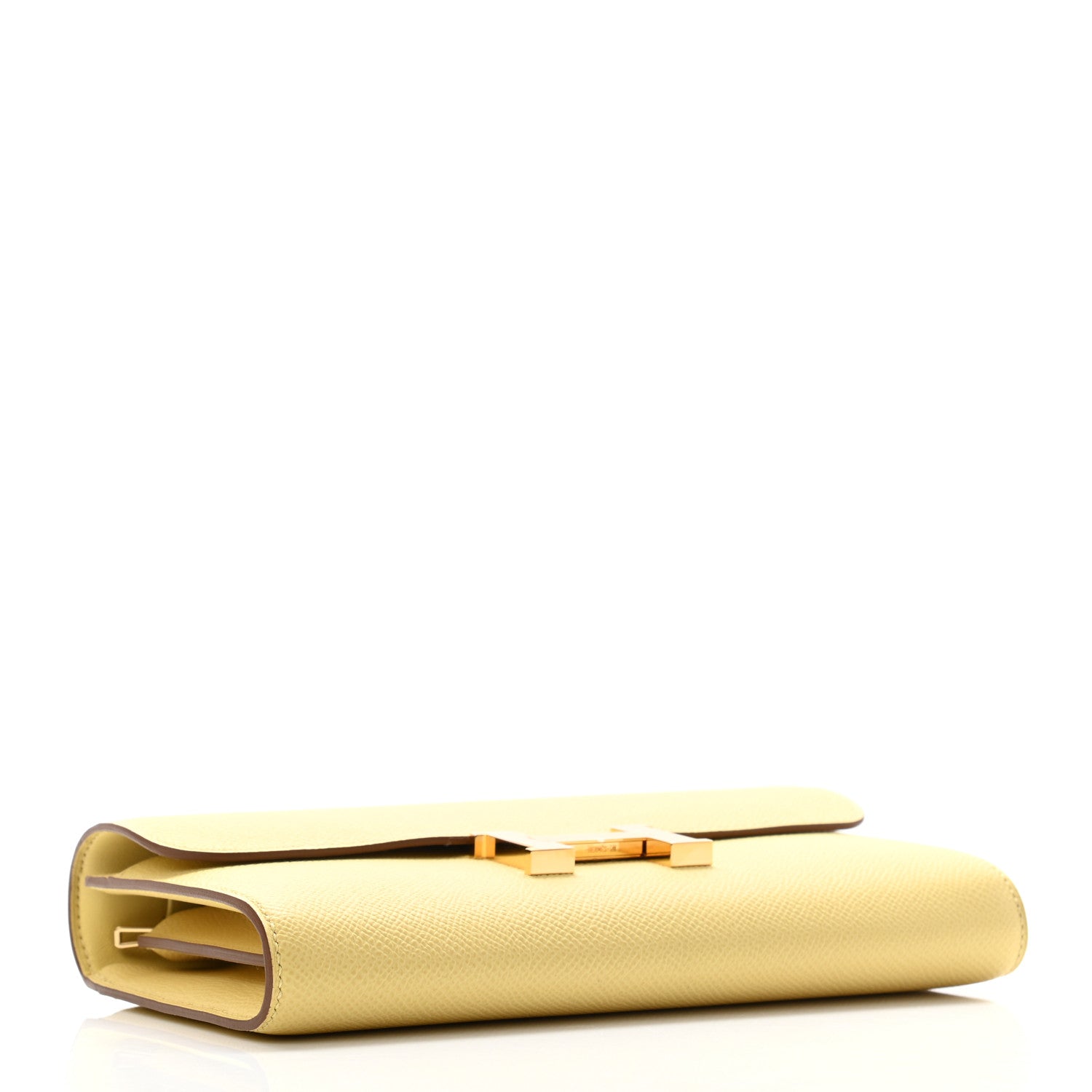 Hermes Epsom Constance Long Wallet To Go Wallet Jaune Poussin 4 of 9