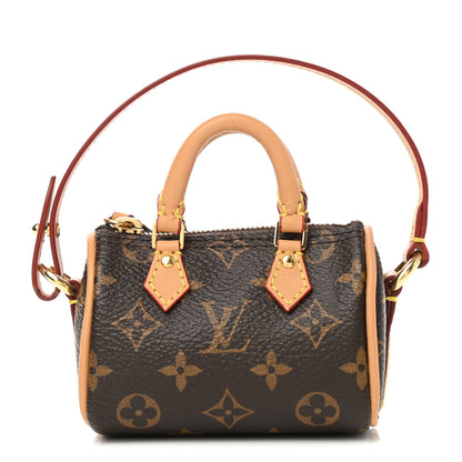 Louis Vuitton Monogram Micro Speedy Bag Charm 1 of 7
