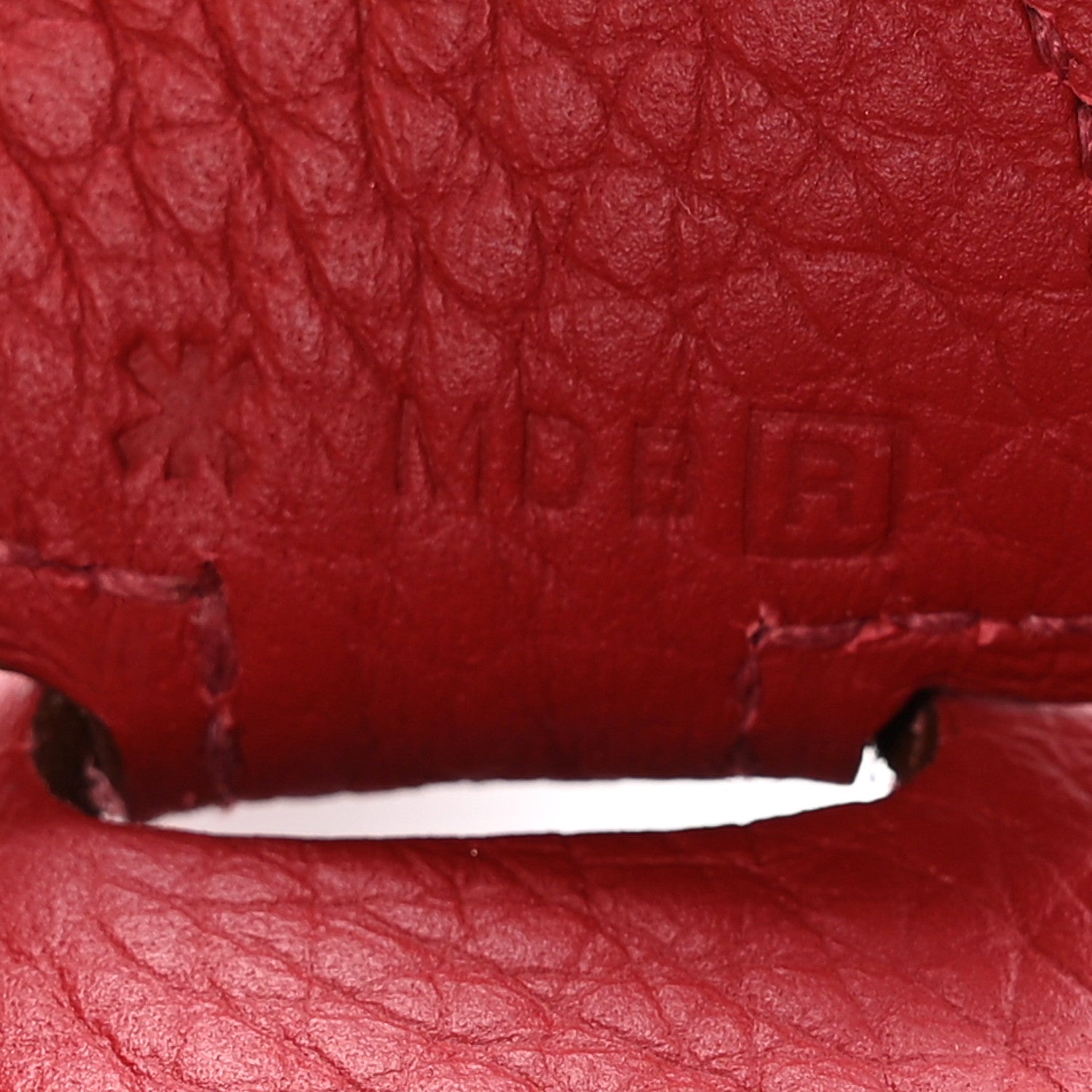 Hermes Taurillon Clemence Evelyne III GM Rouge Garance 6 of 10