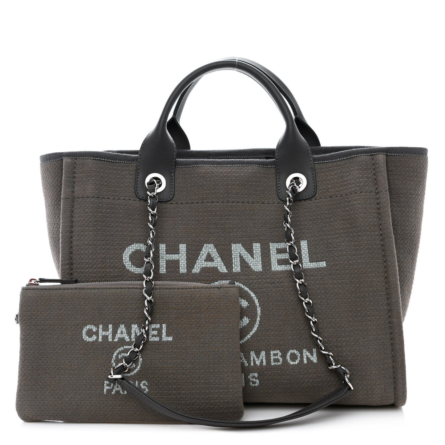 Mixed Fibers Small Deauville Tote Grey