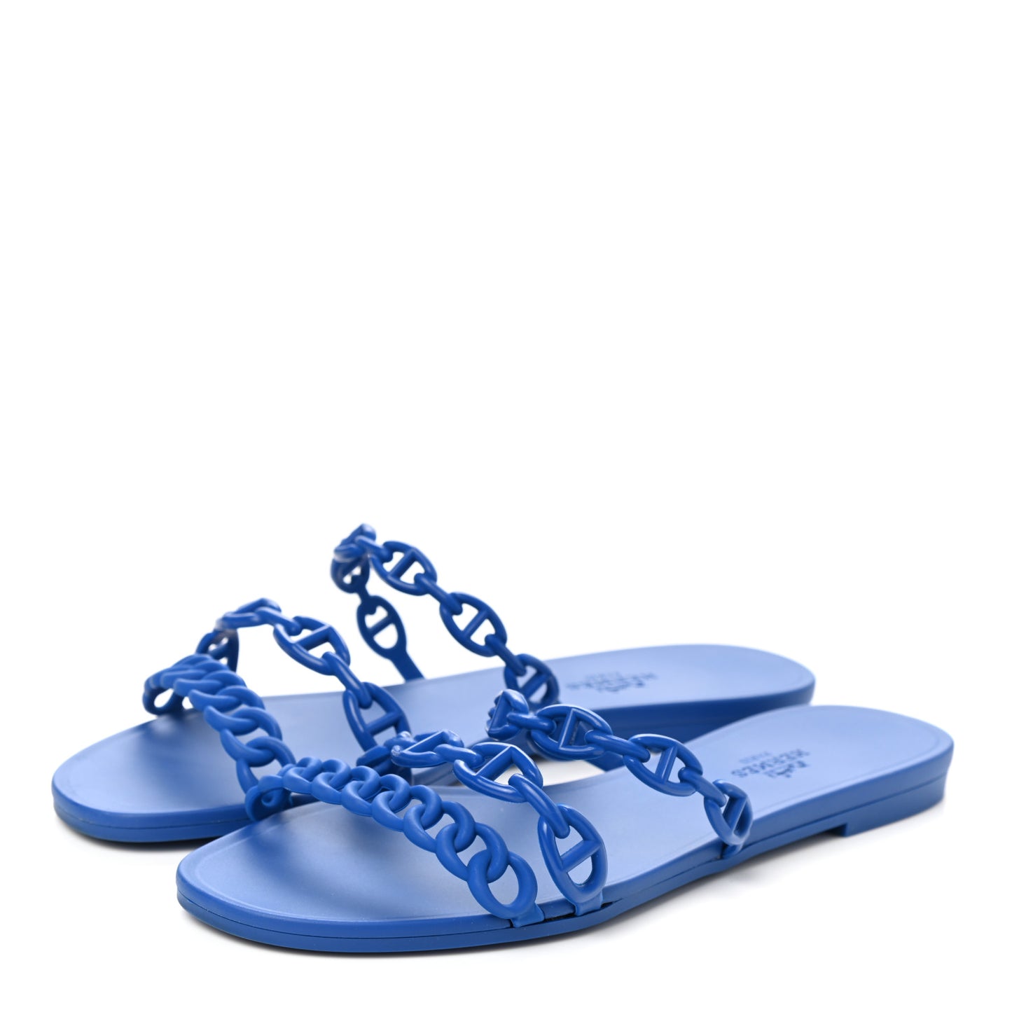 Rubber Chaine d'Ancre Rivage Sandals 38 Bleu Smalt