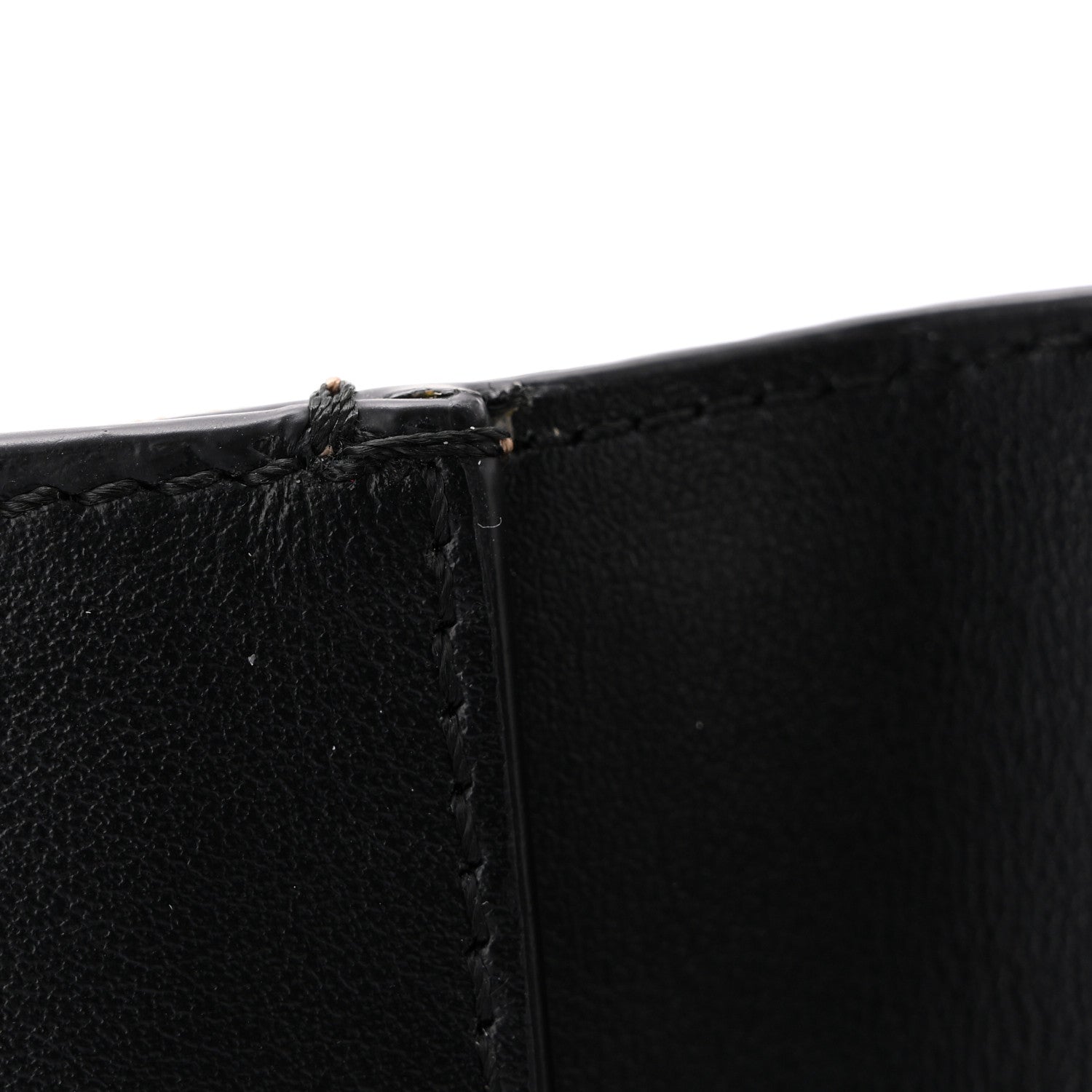 Burberry Grainy Calfskin Vintage Check Lila Tri-Fold Wallet Black 8 of 8
