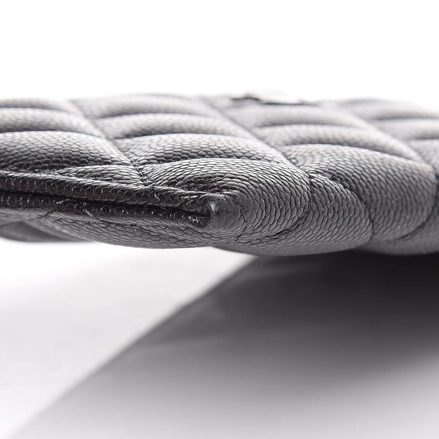 Chanel Iridescent Caviar Quilted Classic Zip Pouch Black 8 of 10