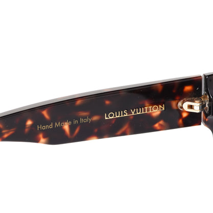 Louis Vuitton Tortoise Aster Sunglasses Z0617W Blue 5 of 7