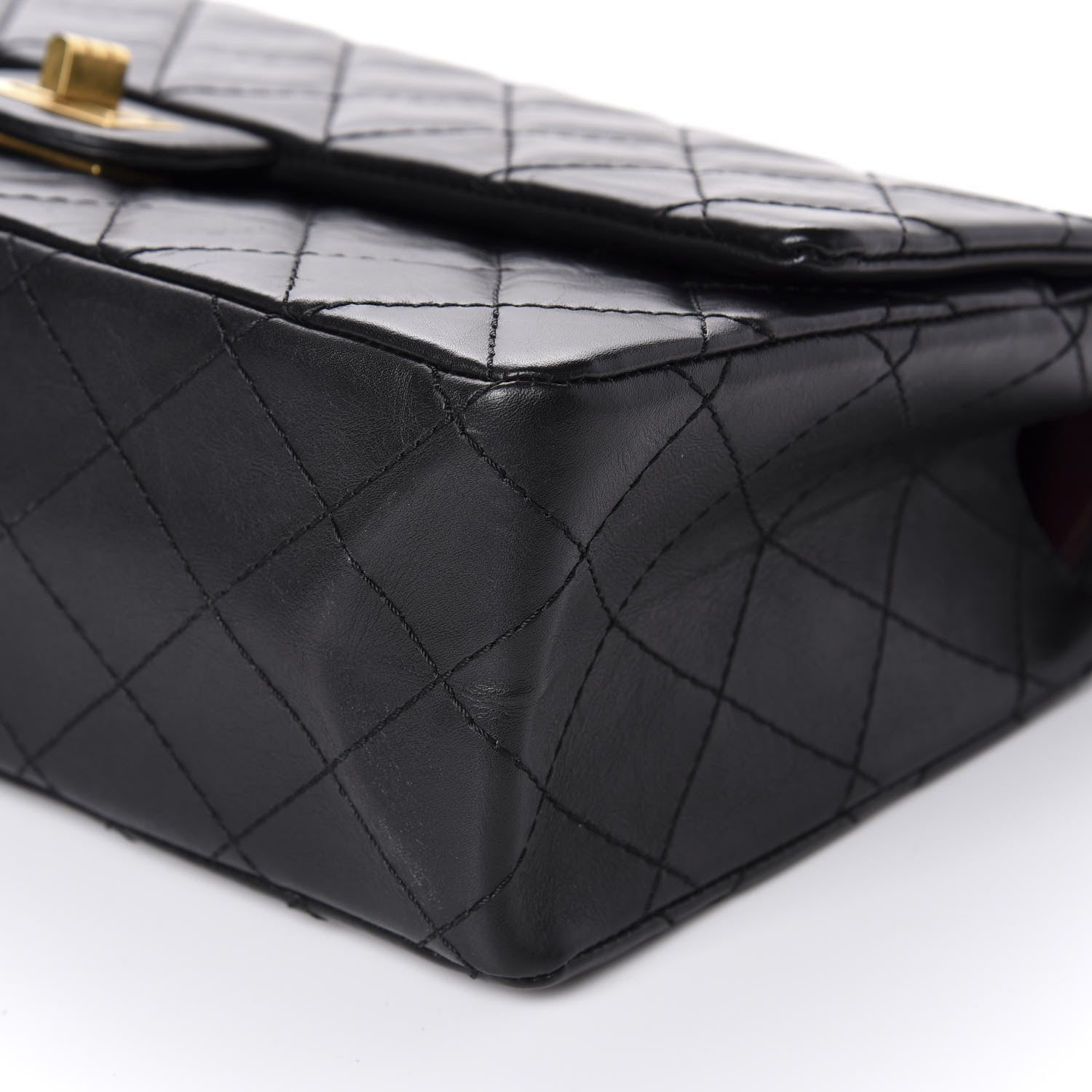 Chanel Aged Calfskin Quilted 2.55 Reissue 226 Flap Black 7 of 11