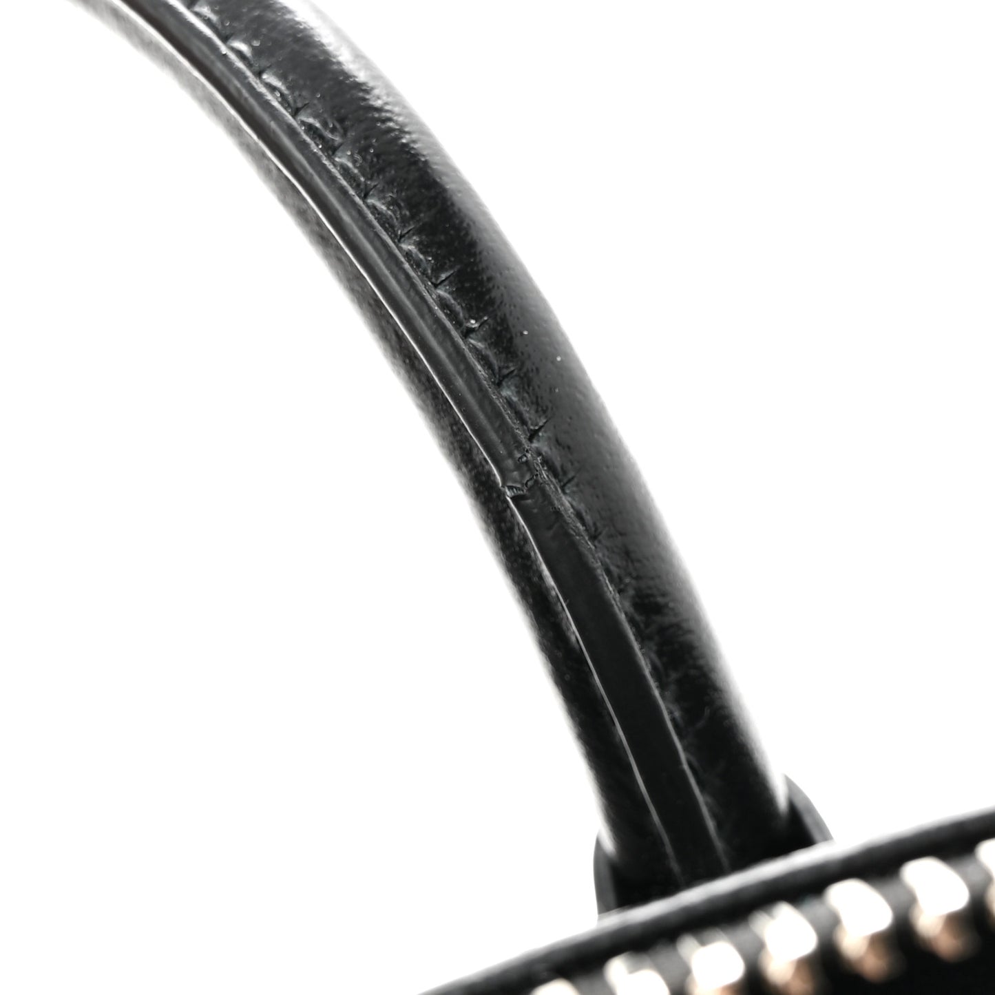 Shiny Lord Calfskin Mini Antigona Black