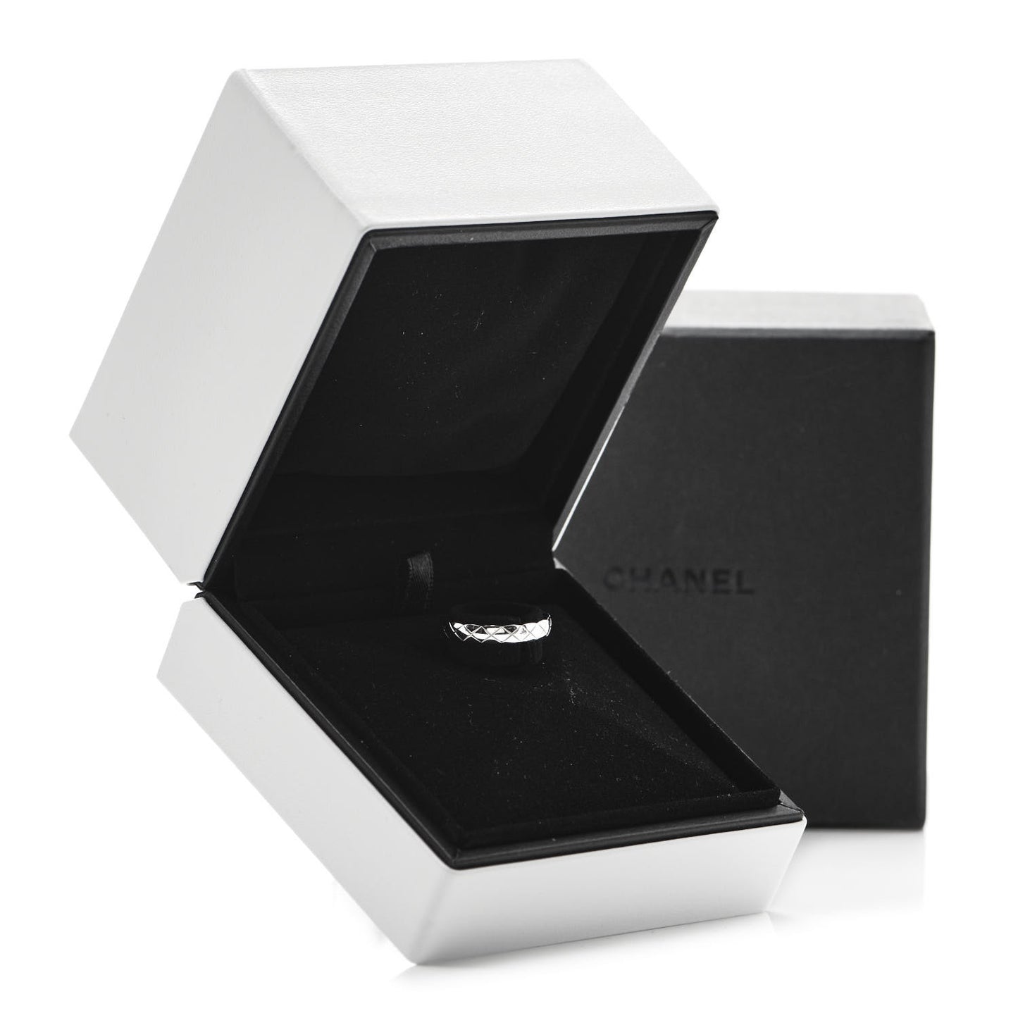 18K White Gold Mini Coco Crush Ring 49 5