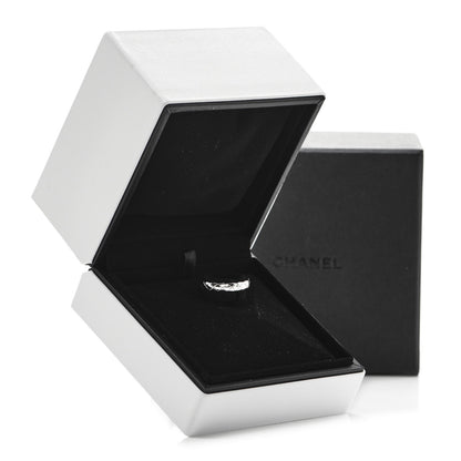 Chanel 18K White Gold Mini Coco Crush Ring 49 5 6 of 6