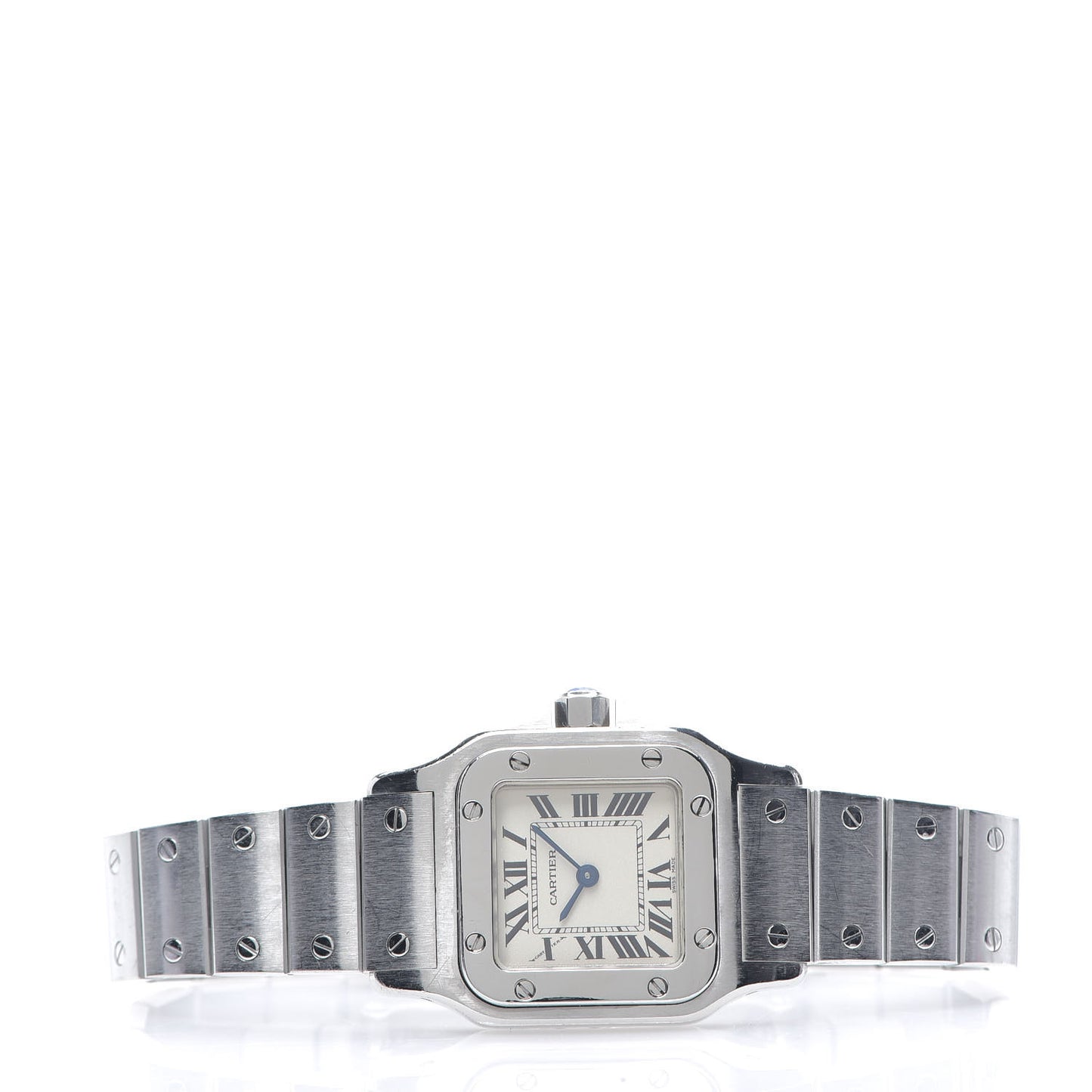 Stainless Steel 24mm Santos de Galbee Quartz Watch