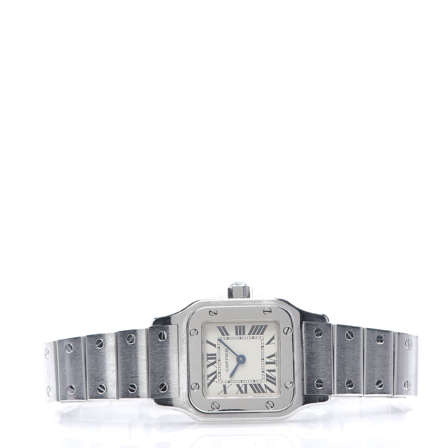 Cartier Stainless Steel 24mm Santos de Galbee Quartz Watch 2 of 6