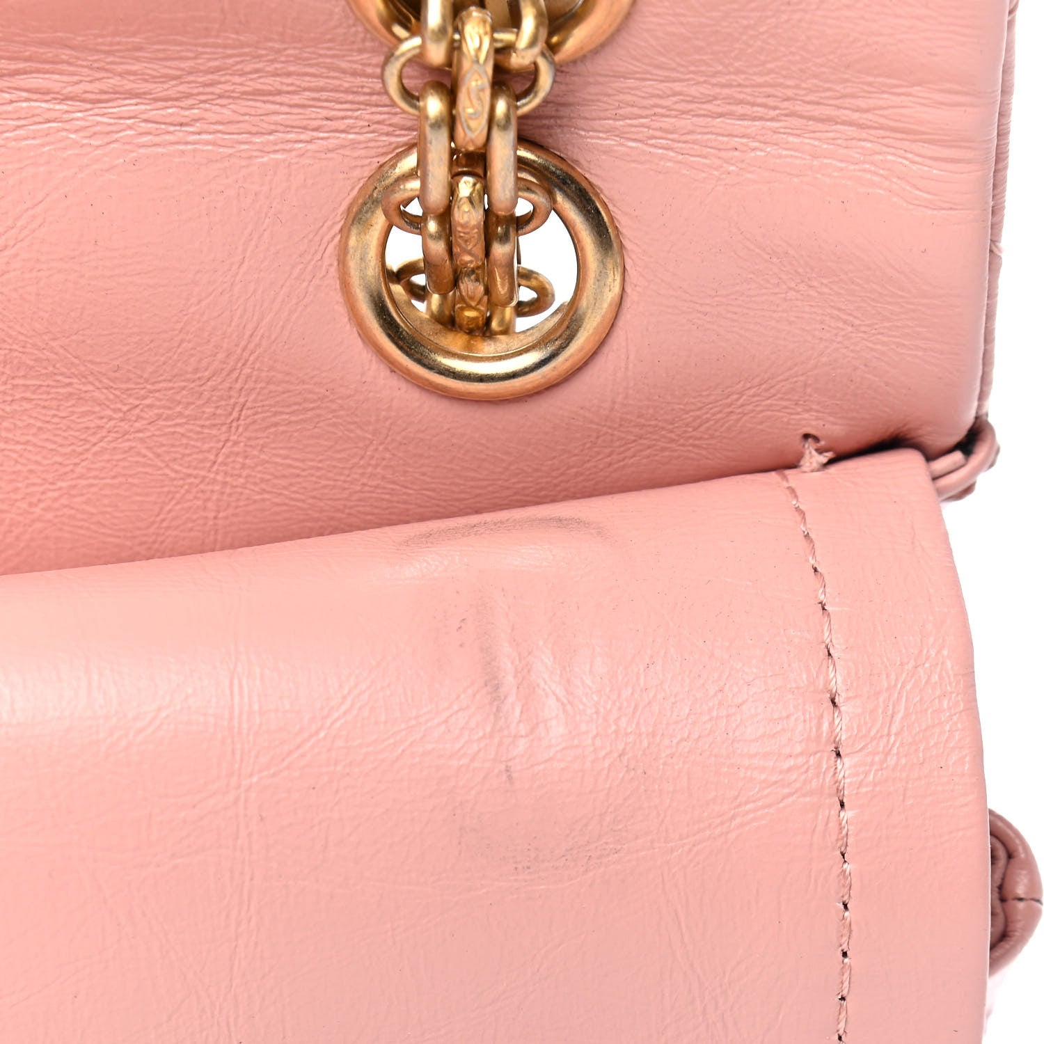 Chanel Aged Calfskin Quilted 2.55 Reissue 226 Flap Pink 12 of 13