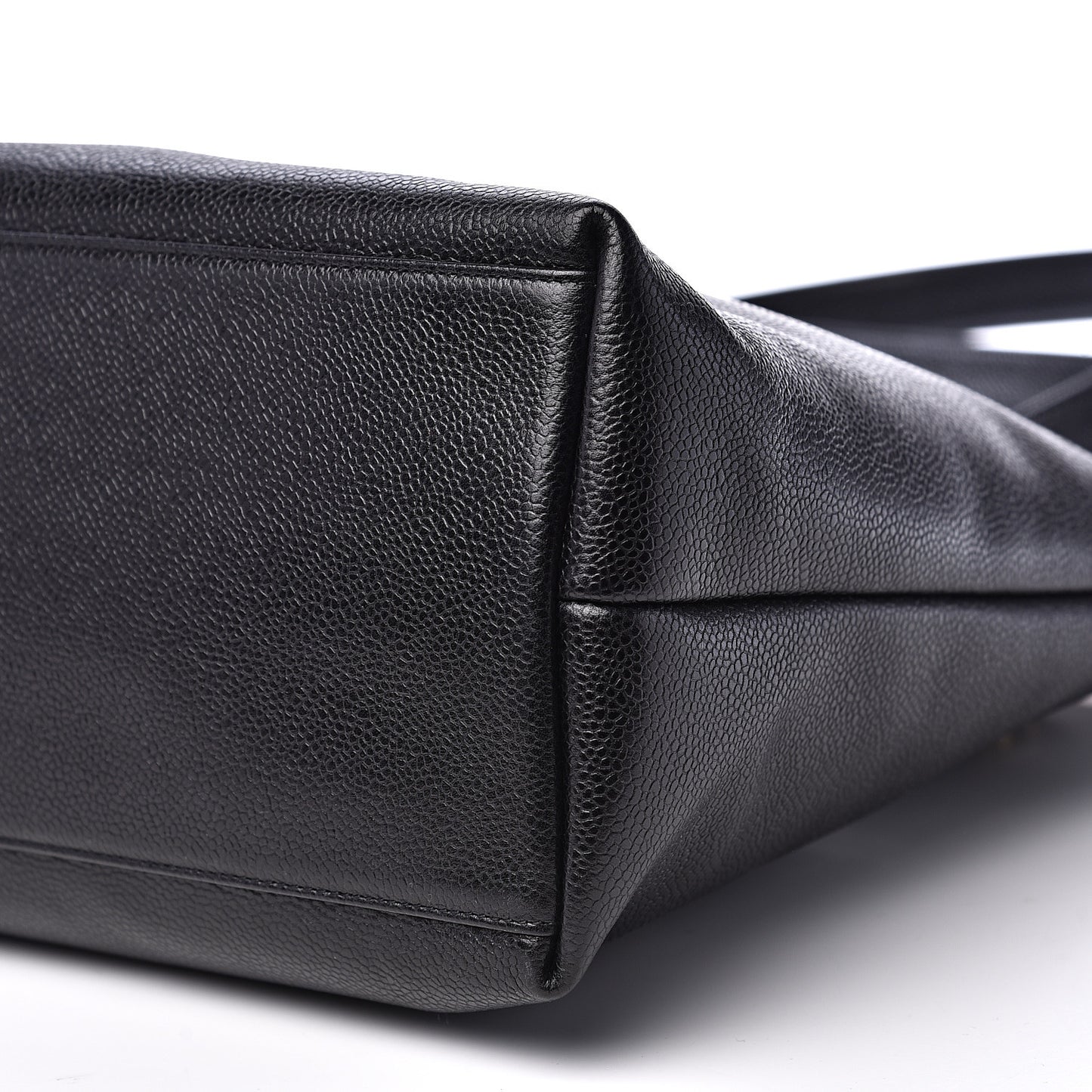 Caviar Large CC Shoulder Bag Black