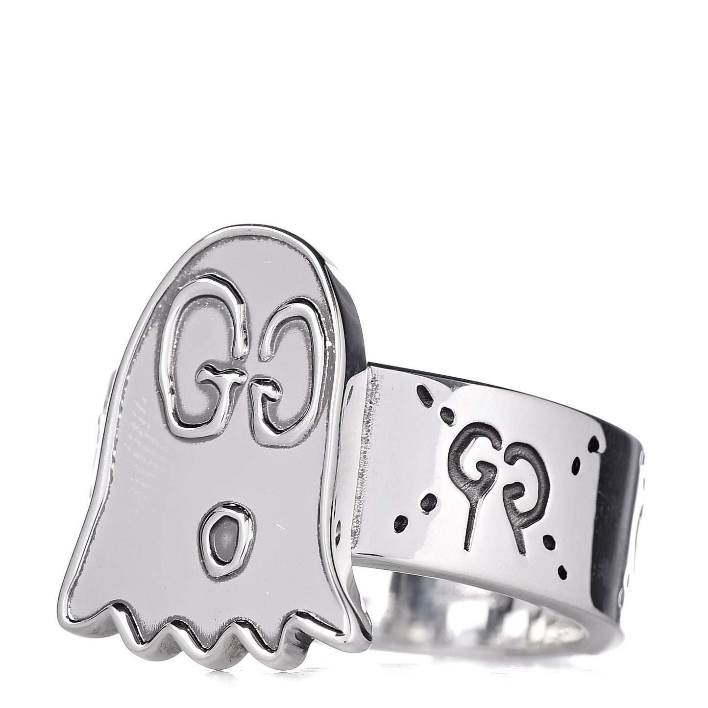 Sterling Silver GucciGhost Ring 62 10