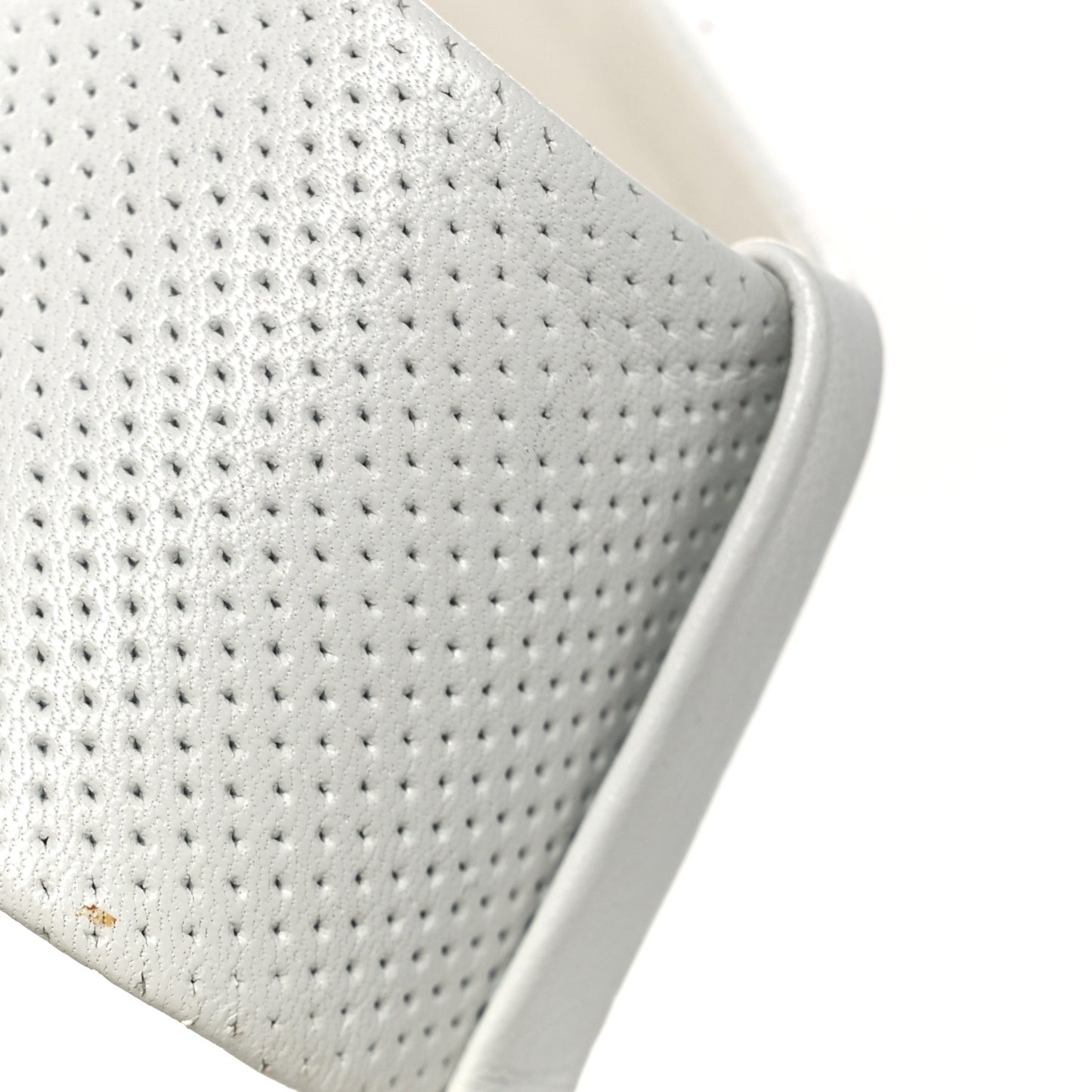Calfskin GG Zip Thong Sandals 40.5 White