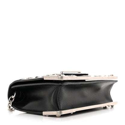 Prada City Calf Saffiano Cahier Astrology Bag Black 4 of 9
