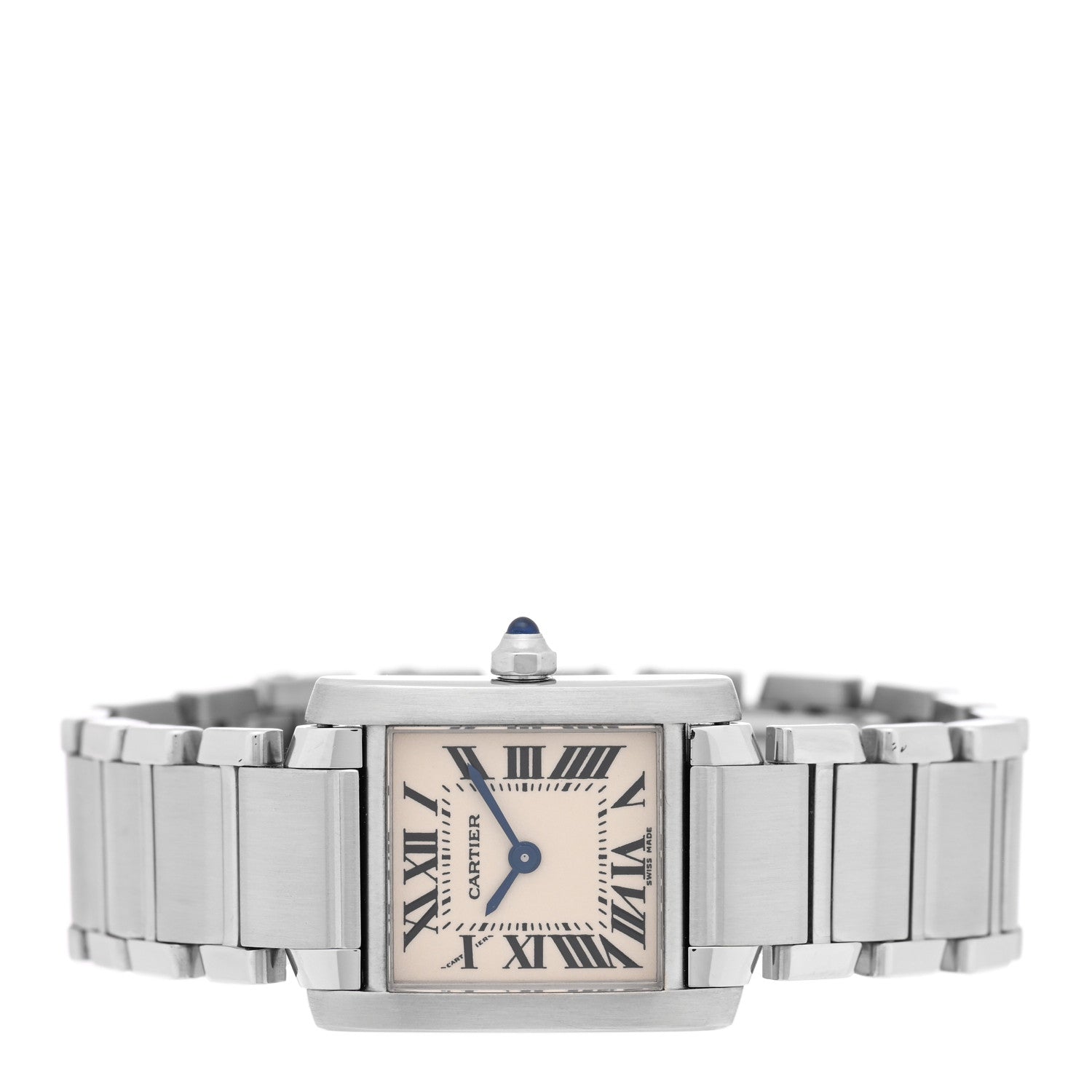 Cartier Stainless Steel 20mm Tank Francaise Quartz Watch 2 of 4
