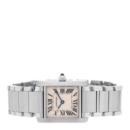 Cartier Stainless Steel 20mm Tank Francaise Quartz Watch 2 of 4