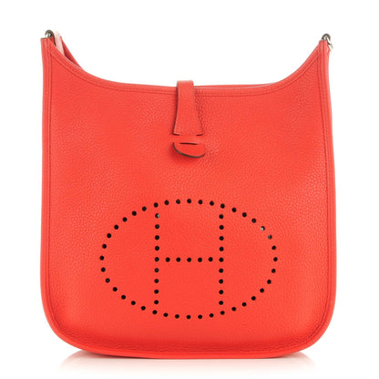 Hermes Taurillon Clemence Evelyne III PM Rose Jaipur 1 of 10