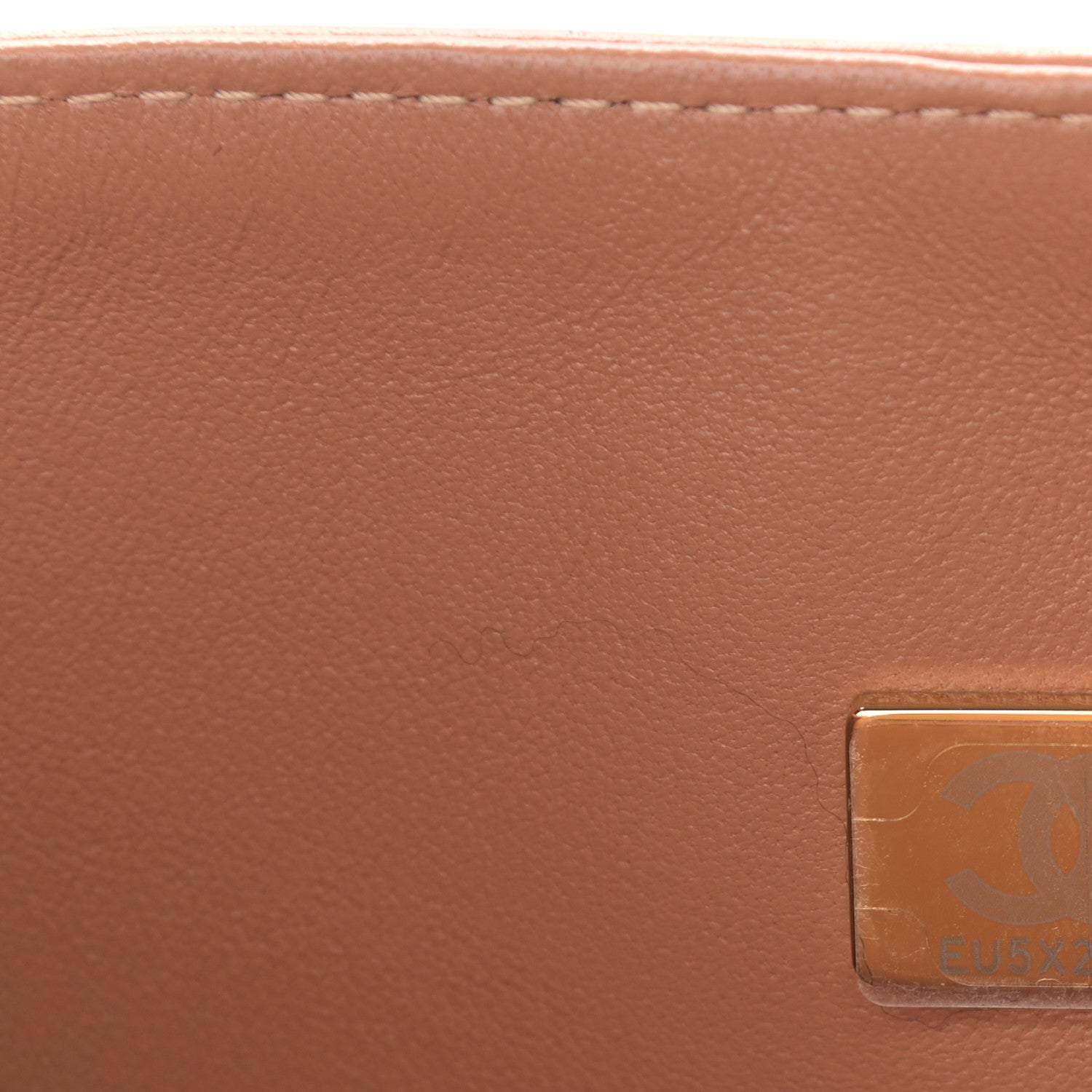 Chanel Lambskin Quilted Small Double Flap Brown 7 of 10
