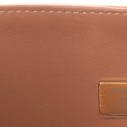 Chanel Lambskin Quilted Small Double Flap Brown 7 of 10