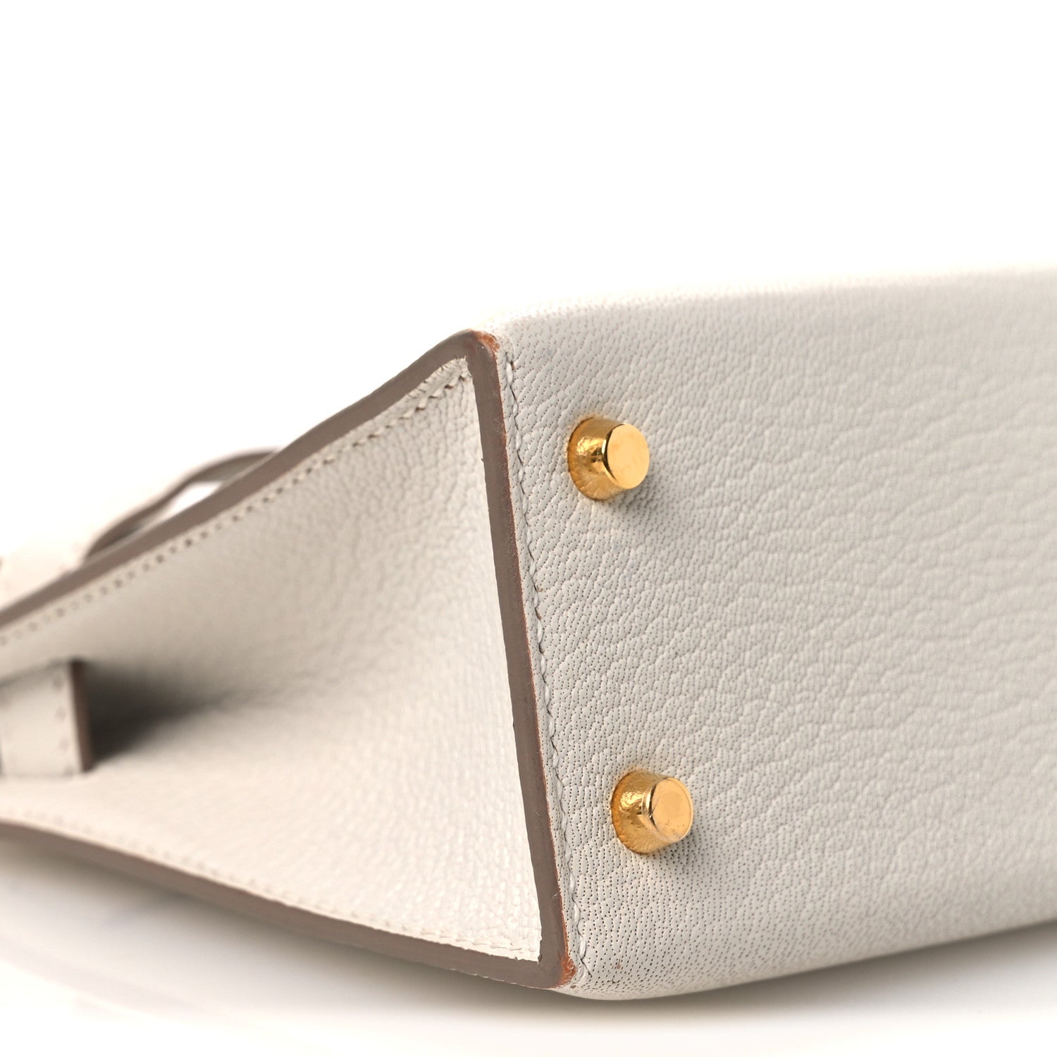 Hermes Chevre Mysore Mini Kelly Sellier 20 Mushroom 9 of 13