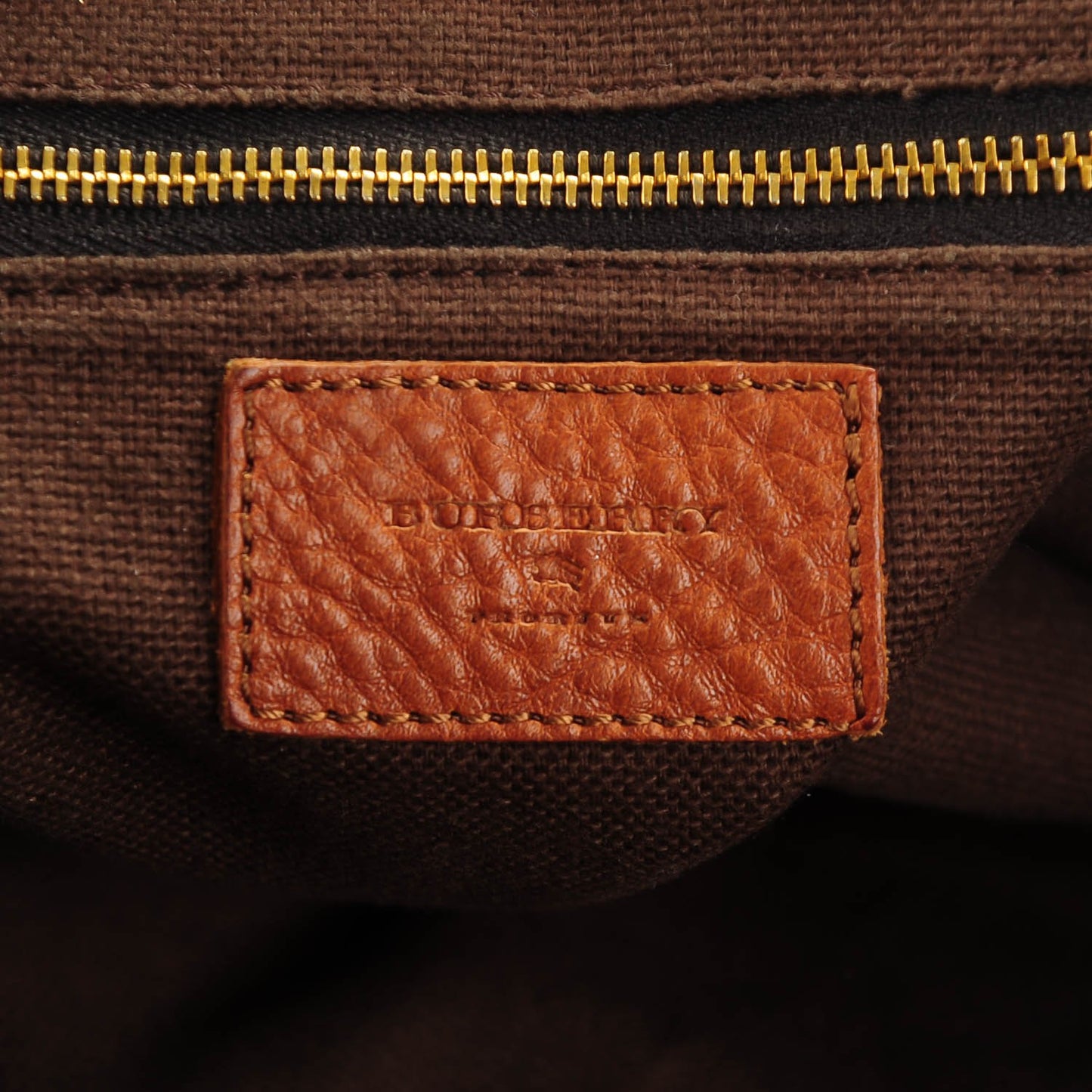 House Check Chain Hobo Tan