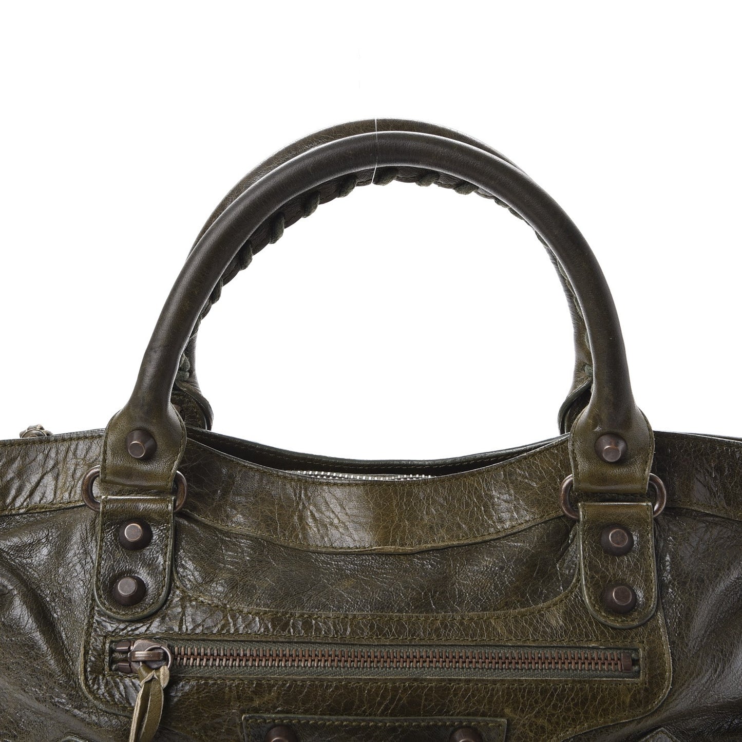 Chevre Classic Hardware First Olive