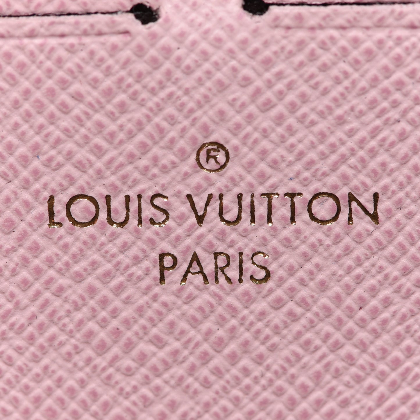 Monogram Clemence Wallet Rose Ballerine