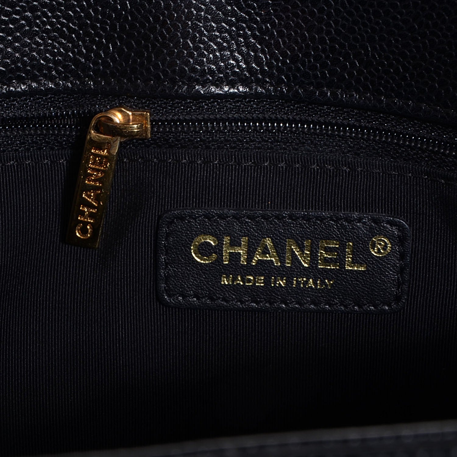 Chanel Caviar Quilted Grand Shopping Tote GST Black 6 of 7