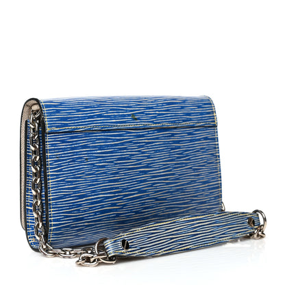 Louis Vuitton Epi Twist Chain Wallet Denim Light 3 of 11