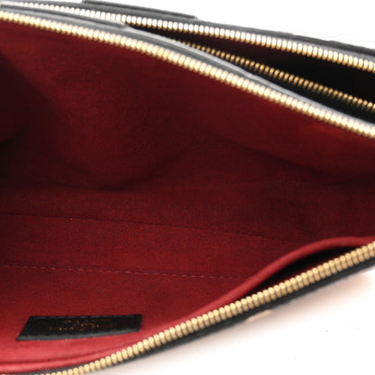 Louis Vuitton Empreinte Monogram Giant Multi Pochette Accessories Black Beige 5 of 10