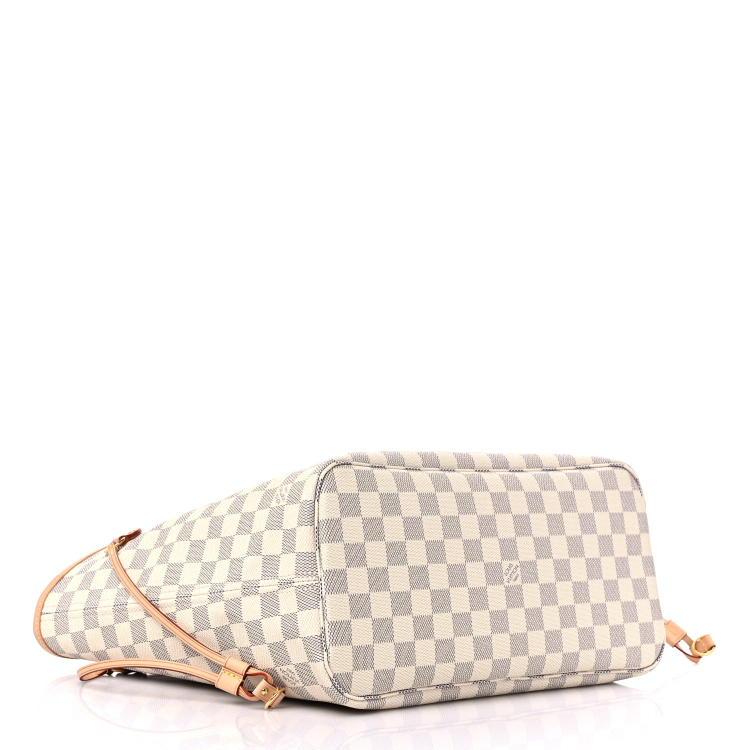 Louis Vuitton Damier Azur Neo Neverfull MM Rose Ballerine 5 of 11