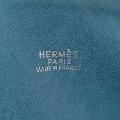 Hermes Taurillon Clemence Bolide 35 Bleu Agate 6 of 23
